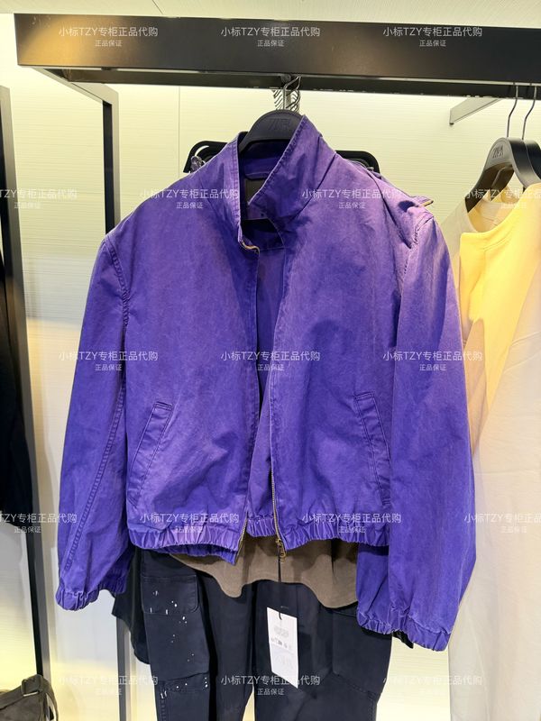 New Arrivals in September: Zara Domestic Purchasing Agent, Men's Clothing, Washed Effect Short Jacket 3715812 654 New Arrivals in September: Zara Domestic Purchasing Agent, Men's Clothing, Washed Effect Short Jacket 3715812 654