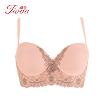  Experience bra counter 1 2 cups and a half cups five-breasted thin section adjustment type gathered side bra BE0881