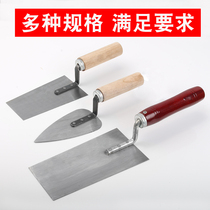 Sip gray spoon plasterer Manganese steel plasterer thickened stainless steel shovel long handle tile knife Small masons tools