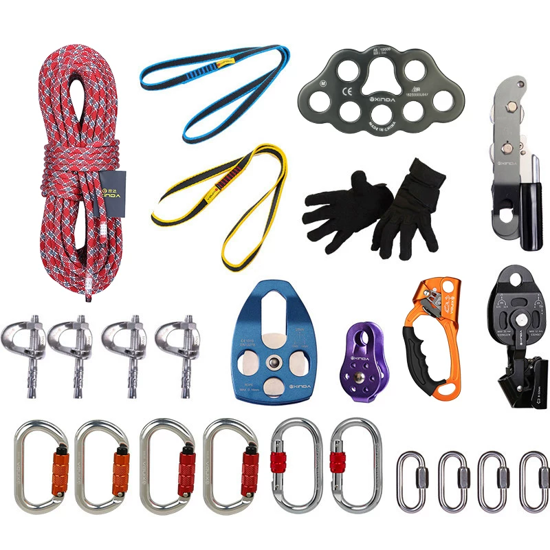 Outdoor rescue equipment Heavy objects Tira transportation sleeve installation under well rescue high-altitude operation equipment installation system