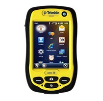 Trimble Juno 3B handheld GPS navigation measurement data collector send acquisition software