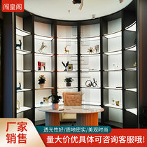 Light transmission stone layer plate Double face light transmission shelf light and luxurious wine cabinet Bookshelf background wall Show Shelves shelves Customisable