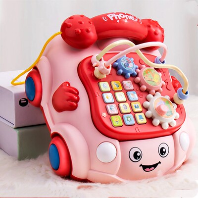 【贝卡卡贝儿】儿童电话机玩具仿真益智座机