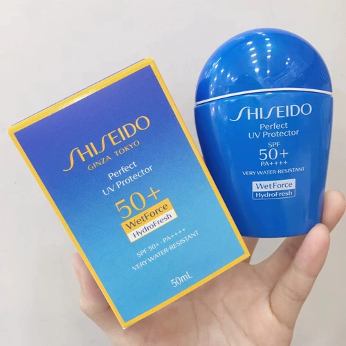 Shiseido, солнцезащитный крем, водостойкий лосьон, Гонконг, новая коллекция, 50 мл, SPF50