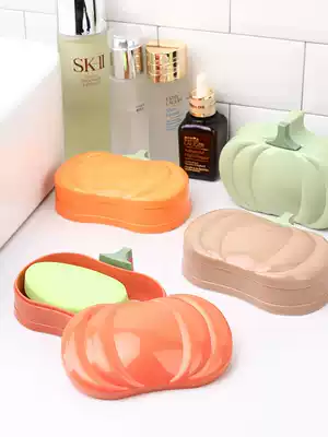 Creative and cute pumpkin drain fertilizer box Fragrance box Powder room Bathroom basin Laundry rack Tray with lid