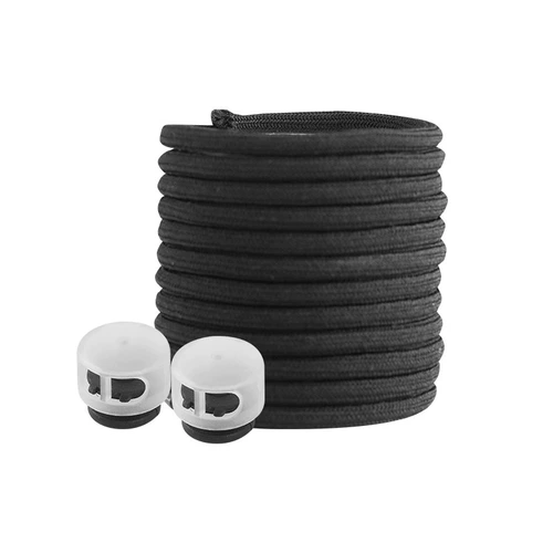 Ленивые шнурки, черно -белые, свободные сосновые упругое кружев