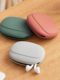 Wired headphone storage box data cable silicone bag protective cover Bluetooth headphone storage bag wireless headphone organization bag
