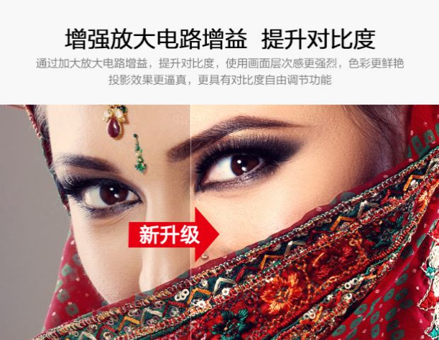 Máy chiếu mới gia đình nhỏ HD mini rạp hát tại nhà máy chiếu di động Android Điện thoại di động Apple WiFi - Máy chiếu
