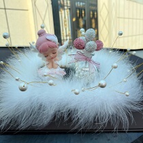 Creative cute car ornaments Bella ballerina girl center console aromatherapy goddess car interior decoration supplies Daquan