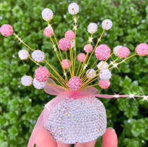 Car decorations full of stars and swans confession balloon perfume bottle center console aromatherapy car interior decoration supplies Daquan