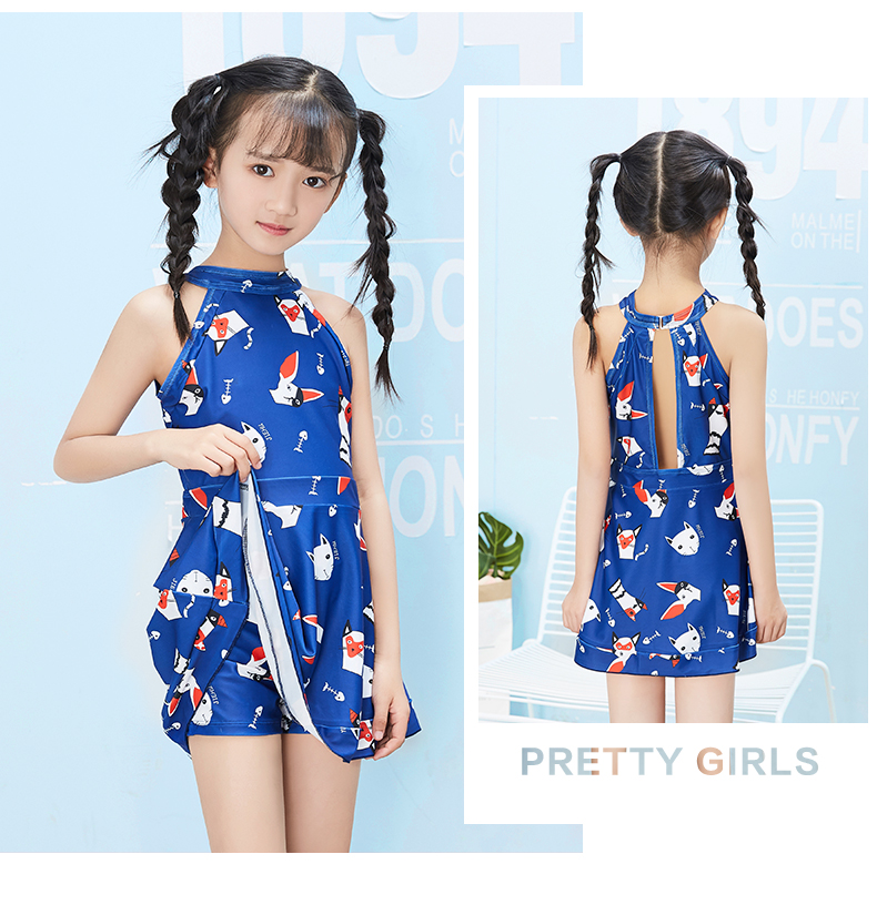 Đồ bơi trẻ em Cô gái phiên bản Hàn Quốc Chia váy Boxer Công chúa dễ thương Baby Big Boy Trẻ em Đồ bơi - Bộ đồ bơi của Kid đồ bơi con nít
