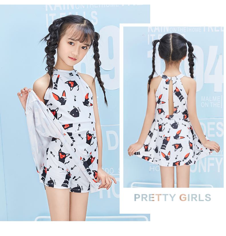 Đồ bơi trẻ em Cô gái phiên bản Hàn Quốc Chia váy Boxer Công chúa dễ thương Baby Big Boy Trẻ em Đồ bơi - Bộ đồ bơi của Kid đồ bơi con nít