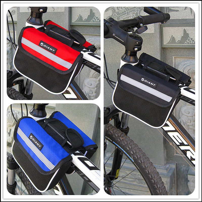Dream art mountain bike bag touch screen mobile phone bag bicycle bag front beam bag upper tube bag waterproof saddle bag riding outfit