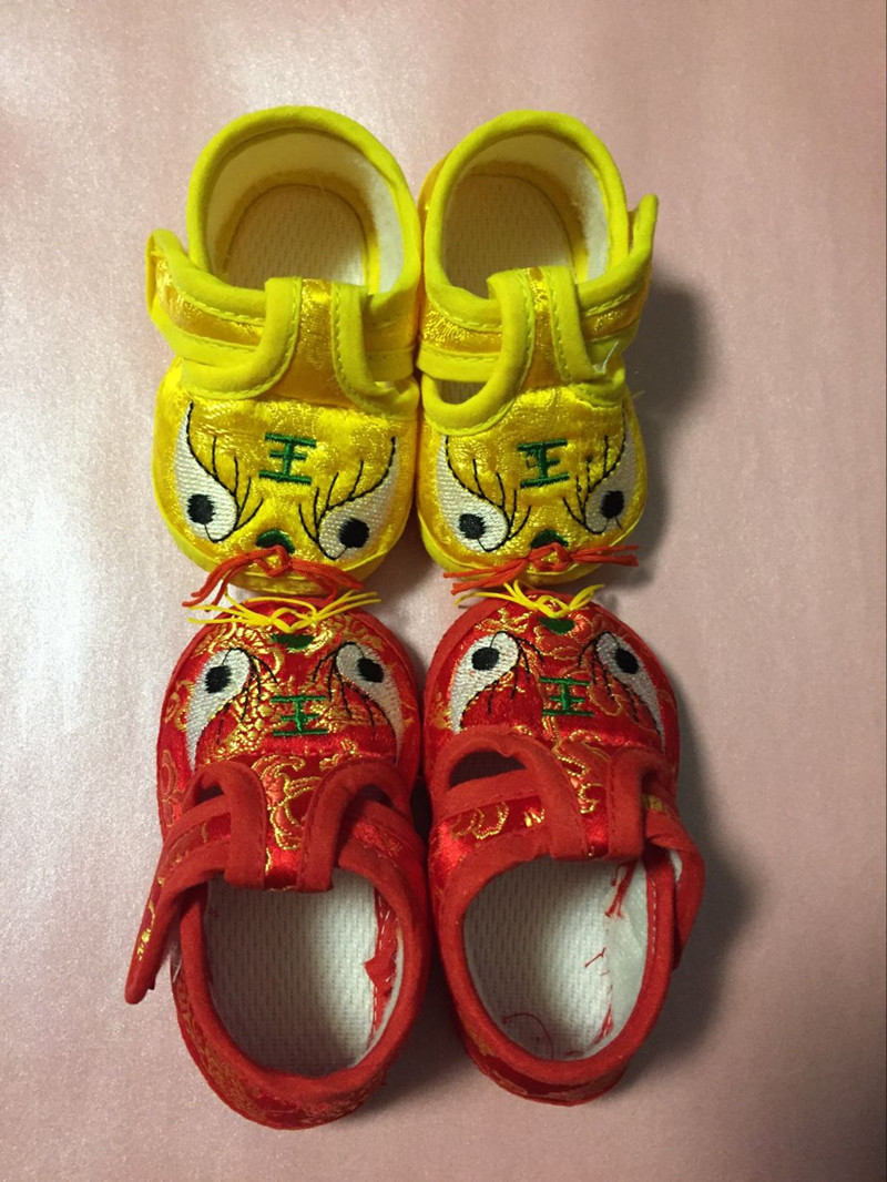 Wedding Celebration Traditional Supplies Tiger Shoes Newborns Full Moon 100 Days Little Baby Old Tiger Head Shoes