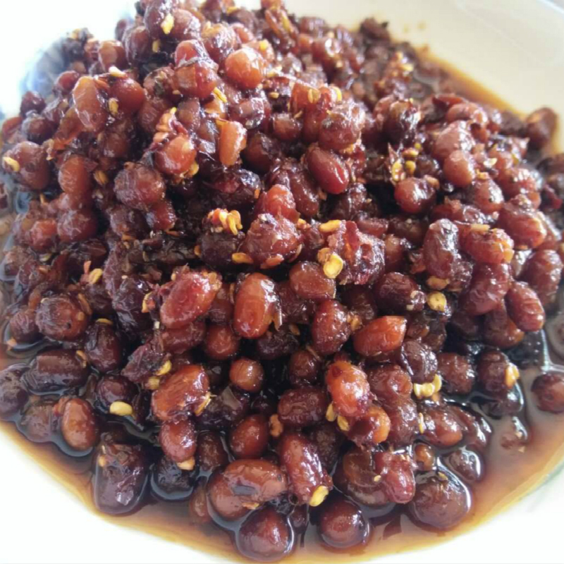 Yunnan Shilin specialty Lu Nan Yunlin spiced oil tempeh 260g glass bottle packaging bean drum