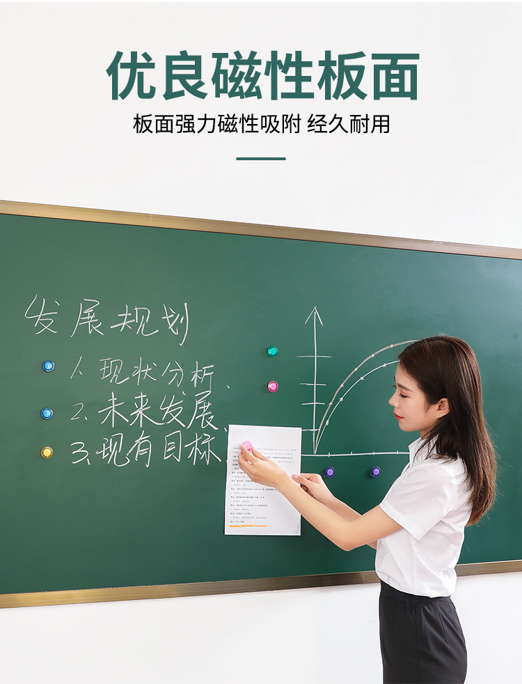 特価注文120 x 400ペンダント片面大型学校教室教育配置磁性大黒板1.2 m x 4,タオバオ代行-チャイナトレーディング