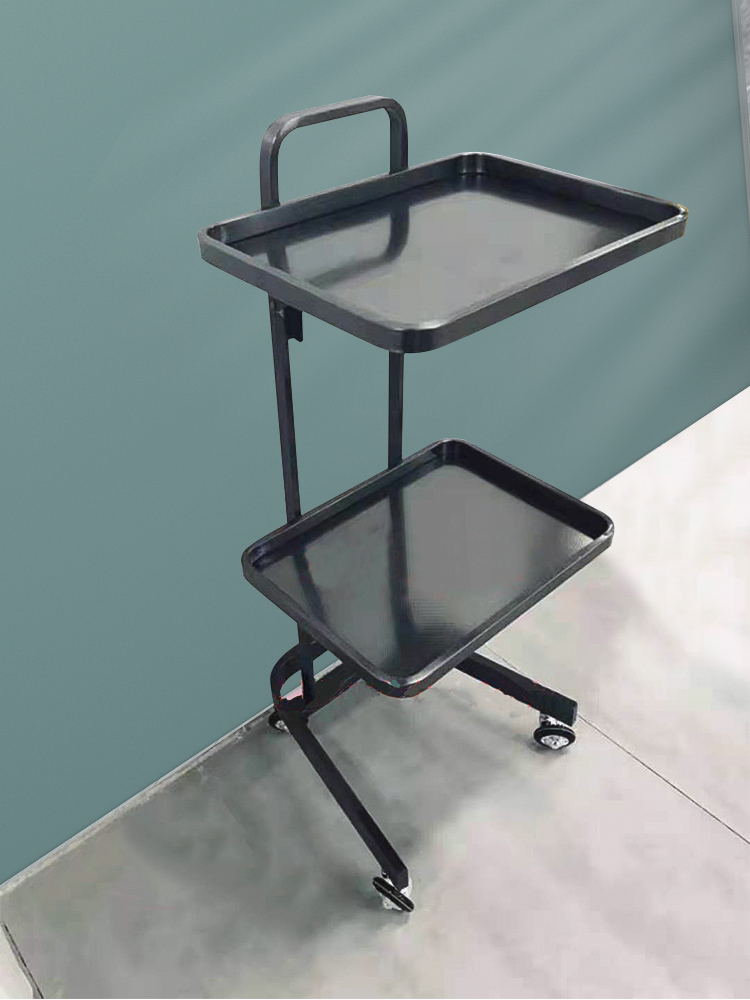 Beauty Hair Beauty Small Cart Stainless Steel Folding Hairdressshop Hair Salon Hair Salon Hair Dyeing Haircut Haircut Haircut Haircut Hairdrescher