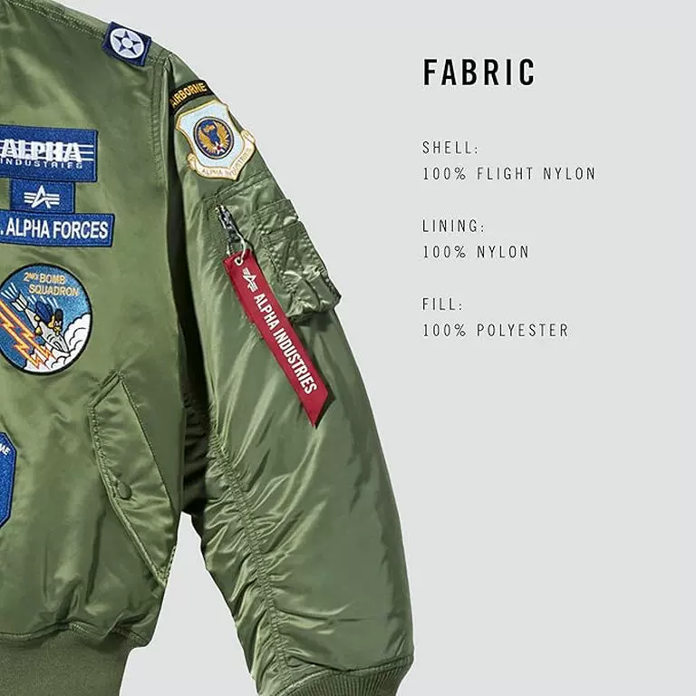 Мужская куртка Alpha Industries MA-1 с теплой подкладкой, 858169, подлинная прямая поставка из США