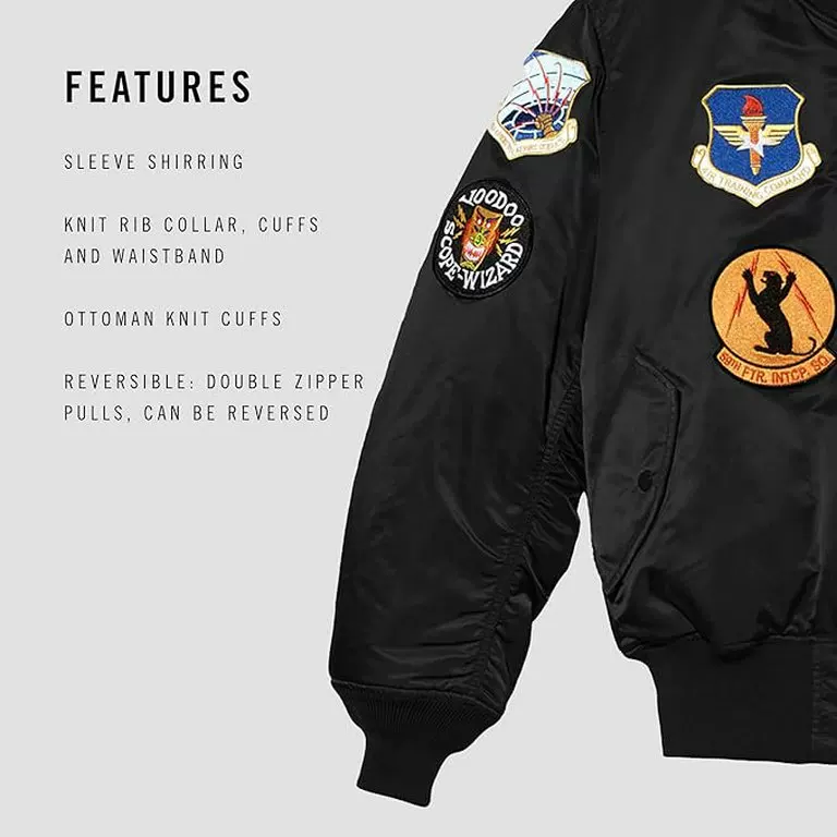 Мужская куртка Alpha Industries MA-1 с теплой подкладкой 858125, оригинал из США, прямая поставка