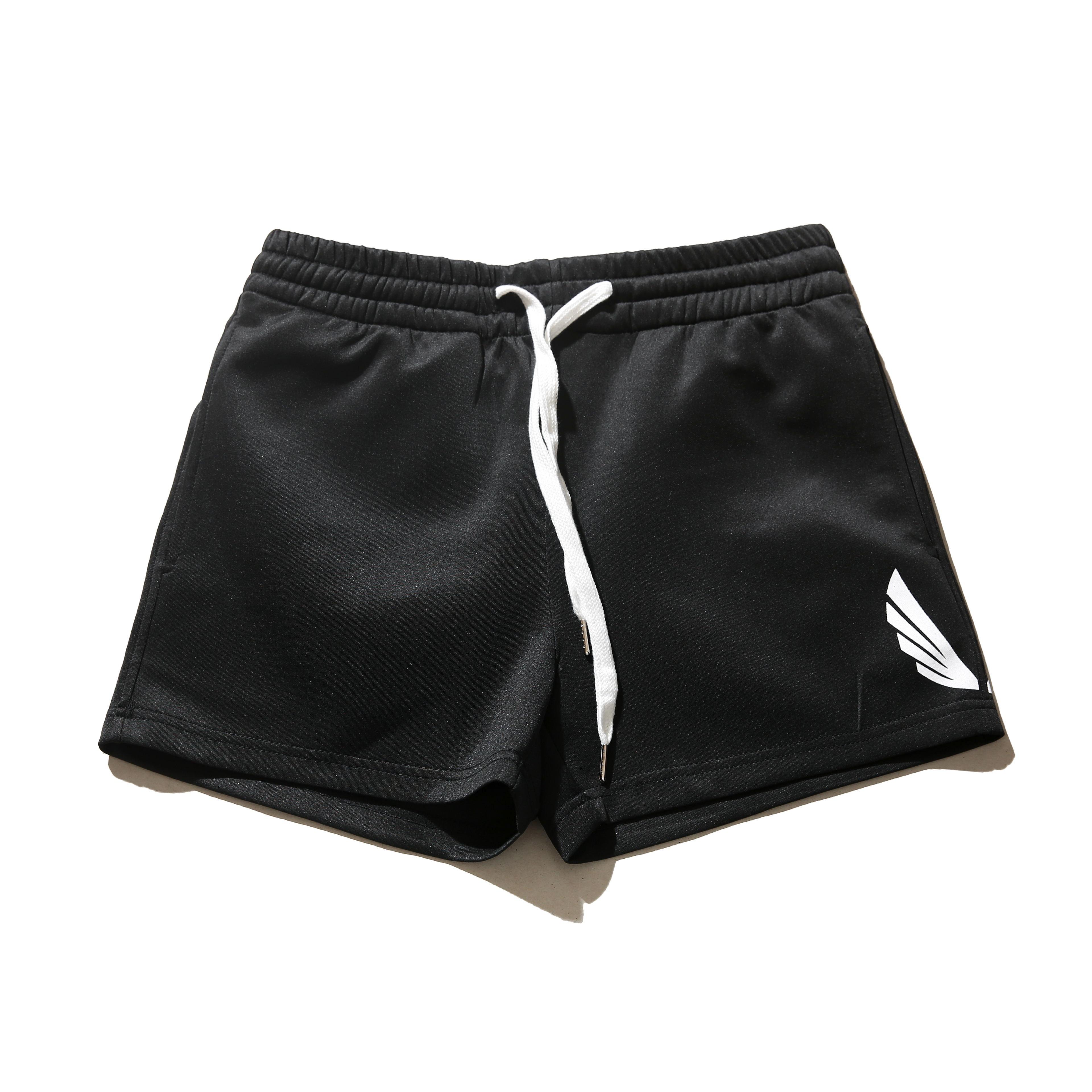 Quần short thể thao nam khô nhanh của nam giới chạy ba quần đào tạo cơ bắp anh em tập thể dục mùa hè squat kích thước chặt chẽ quần tập yoga