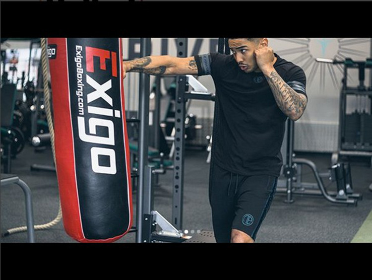 Brother Sports thun Slim Thể thao Bóng rổ Áo thun mỏng Thở Quần áo Cơ bắp Đàn ông Vòng eo Cổ ngắn Tay áo áo thun anta