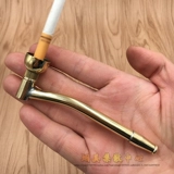 Чистый медный дым двойной использование портативное двойное дымовое бронзовое дымовое стержень сухой дымовой полюс табачный ковш