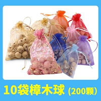Натуральный камфорный мяч (10 мешков и 200 штук)