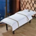Perry Home Dệt đơn giản Màu tinh khiết Cotton Cotton Làm đẹp Chăn Cover Một mảnh quilt Cover SPA massage giường chăn chăn lông vũ everon Quilt Covers