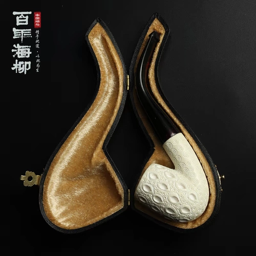 Маленький резной мундштук чтобы бросить курить ручной работы, HP244