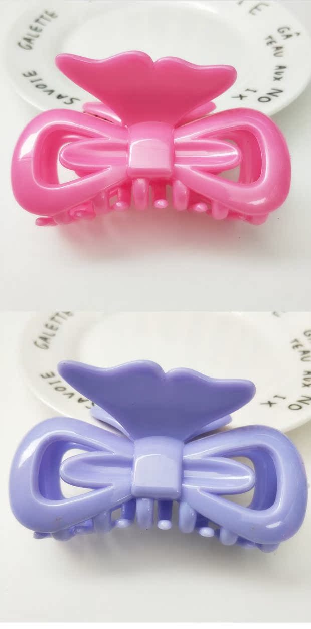 Hàn Quốc phụ kiện tóc tắm clip kẹp tóc kẹp clip bên clip lớn acrylic tóc clip nữ đĩa tóc lớn thẻ tóc băng đô nữ