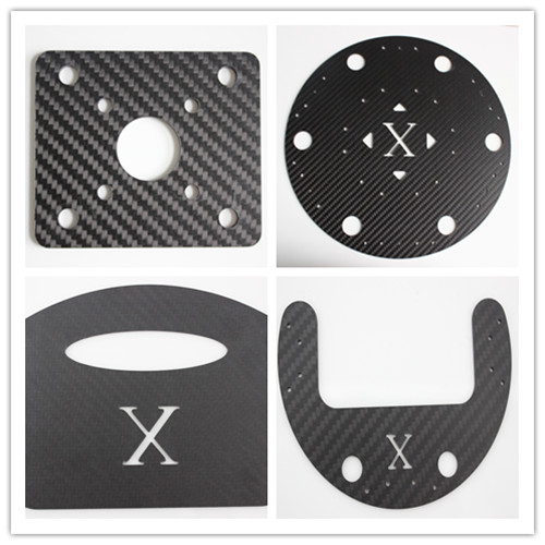 2 cái 500 * 500 * 0,5mm 3k ván sợi carbon đầy đủ - Mô hình máy bay / Xe & mô hình tàu / Người lính mô hình / Drone máy bay phản lực điều khiển từ xa