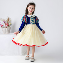 Halloween children's clothing girl snow White skirt autumn winter ice cage dress birthday tarnut skirt