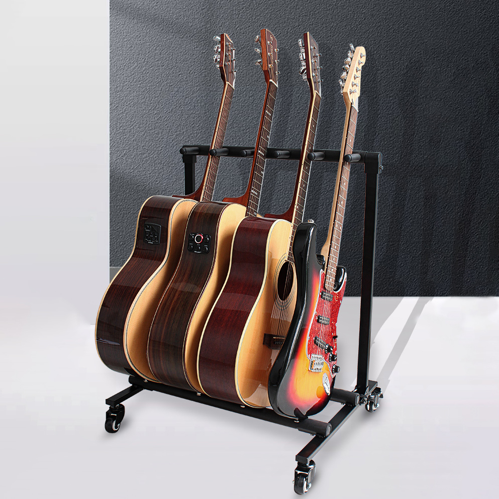 Guitar Platoon Racks Folk Guitar Rack Electric Guitar Bull's bracket wood Guitar Rack Guitar Guillogie stand Show 5