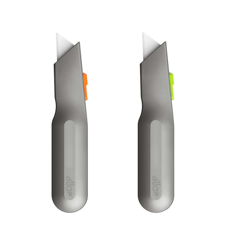 American Slice10490 metal handle ceramic safety folding utility knife does not hurt hands does not rust conductive non-magnetic