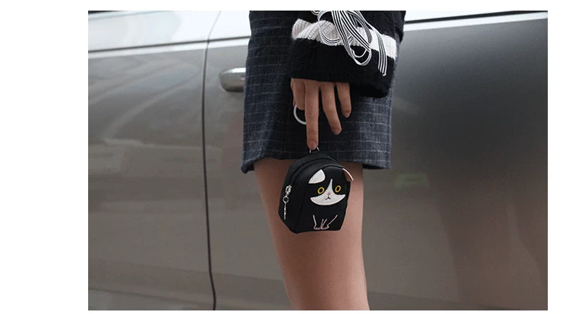 [Đặc biệt hàng ngày] Mini Bag Coin Purse Nữ dễ thương Sinh viên Hàn Quốc Keychain Coin Túi nhỏ vuông