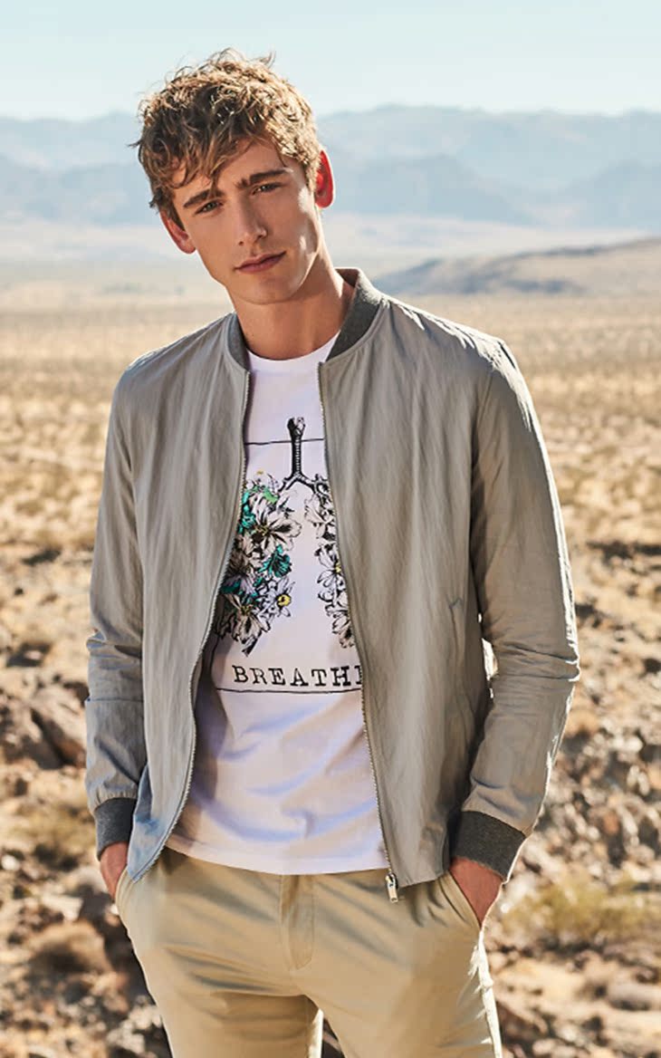 Blouson homme SELECTED    en Nylon - Ref 3117693 Image 8