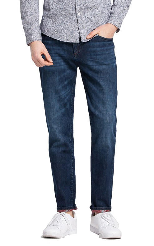 Jeans pour jeunesse pieds Slim SELECTED en coton pour printemps - Ref 1484766 Image 17