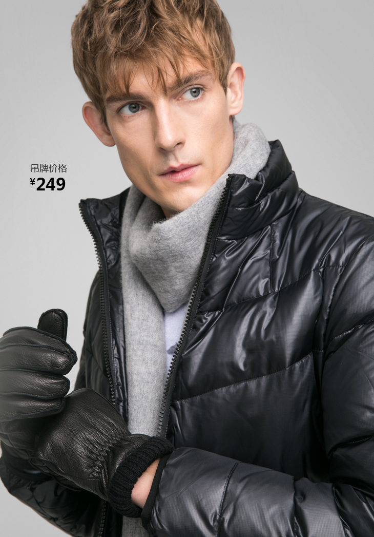 Gants pour homme SELECTED    en peau de mouton - Ref 2781255 Image 9