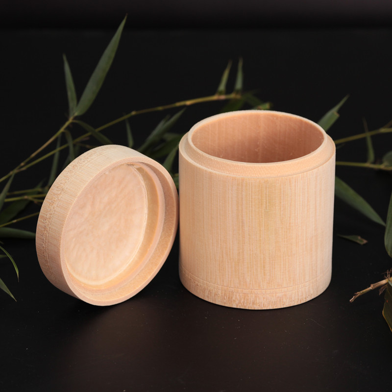 Fresh bamboo tube bamboo tube Rice Steamed Rice Dumplings Bamboo cylinder Bamboo Rice Silo Hotel Home With Lid Bamboo Barrel Bamboo Products