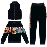 Зимний утепленный ретро пуховик, спортивный костюм для отдыха, толстовка, комплект, коллекция 2021, подходит для подростков, 3 предмета