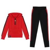 Демисезонный осенний модный спортивный костюм для отдыха, комплект, 2018