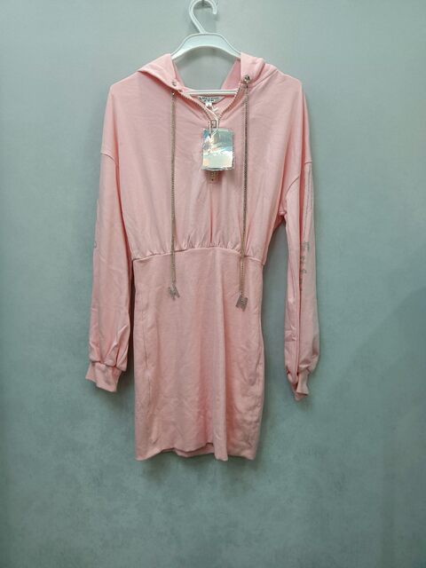 Luojia Clearance Long-Sleeve Letter-Print Hooded Sweatshirt Casual Dress Sweatshirt Dress Long-Sleeve Waist-Cinching Loose Casual Dress