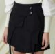 Lolipa Dark Techwear Style Deconstructed Multi-Layered Asymmetrical Skirt High-Waisted Slimming Hot Girl Trendy Short Skirt Summer