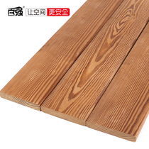 Hundreds Strong South Pine Deep Carbonated Wood Floor Outdoor Patio Outdoor Solid Wood Balcony Embalming Wood Flooring 135 * 24