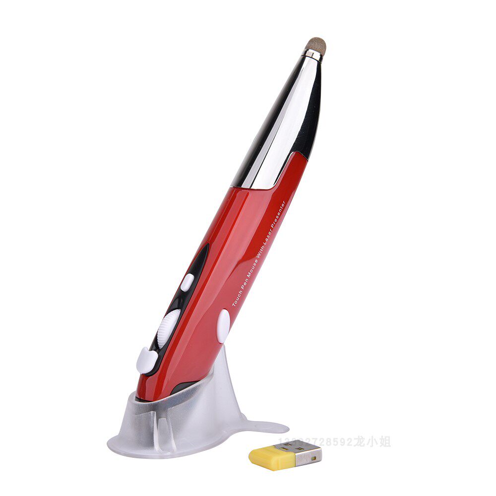 Pen mouse Three generations comprehensively Upgrade 2 4G Wireless capacitive pen Mouse type Mouse With Handwriting Demonstration Function with bracket