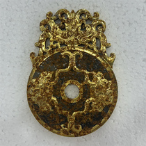 Creative gilt jade ornaments antiques Xiu jade high ancient jade old jade old objects jade ornaments jade pendants portable jade pieces