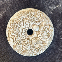 Antique jade pendants antique chicken bone white old jade pendants jade wall craft ornaments high ancient jade old peace buckles