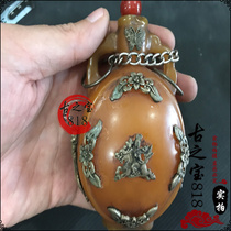 Hot selling antique made of old Ming and clear glazed folk characteristic crafts Old stock snuff Smoke Pot Decorative Pendulum collection nostalgia