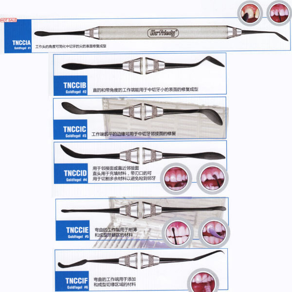 Haofudi free-hand anterior teeth cosmetic restoration TNCCIA-F detection tool