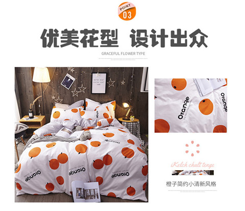 Simple dày giường bông Bốn 1.8m khăn trải giường cotton ba mảnh chăn đôi chải cartoon - Bộ đồ giường bốn mảnh giá chăn ga gối đệm